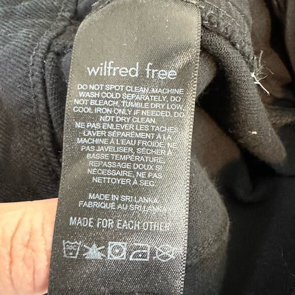 Aritzia Wilfred Free Modern Cargo Pant Black 00 - Picture 9 of 15